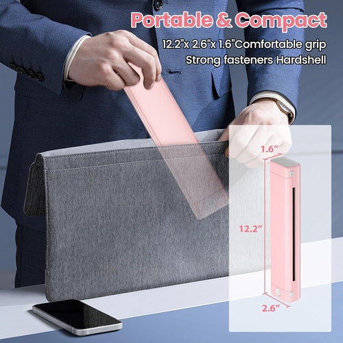 Portable Printers Wireless for Travel, Support 8.5" X 11" Thermal